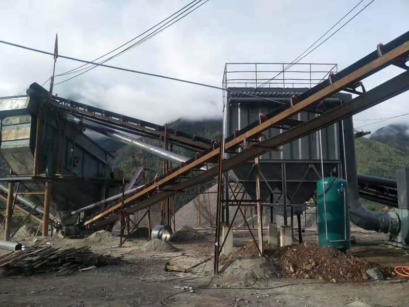 製砂機生產線除塵(chén)器 製砂機生產線除塵器